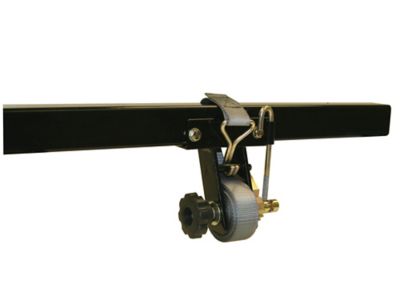 Image showing  3 in. x 7 ft. Ladder Rack Ratchet Tie-Down Angle Mounts with Double J-Hooks, 500 lb., 2-Pack, 5480005
