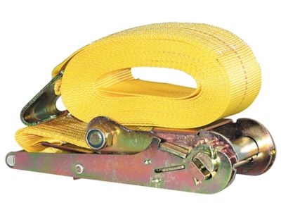 Buyers Products 3 in. x 27 ft. Ratchet Strap with Flat Hooks, 5,000 lb., RS132715F