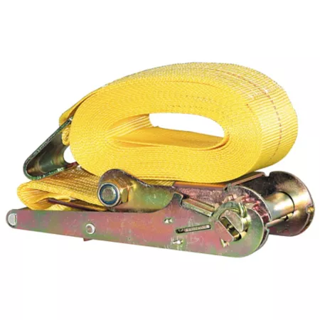 Buyers Products Ratchet Strap with Flat Hooks 3 in x 27 ft 5 000 lb RS132715F Ratchet Straps