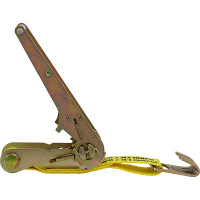 Image showing  3 in. x 27 ft. Ratchet Strap with Flat Hooks, 5,000 lb.