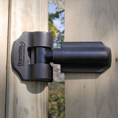 Image showing  Heavy-Duty Steel Contemporary Wrap Hinges, Black, 2 pc.
