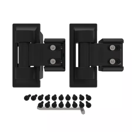 Outdoor Living Standard Wrap Hinge Pair Black Stainless Steel 73014252 Gate Hardware