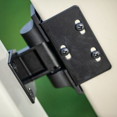 Image showing 5 th Barrette Outdoor Living Standard Wrap Hinge Pair, Black Stainless Steel, 73014252