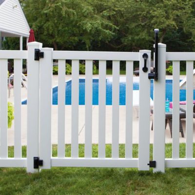 Image showing 6 th Barrette Outdoor Living Standard Wrap Hinge Pair, Black Stainless Steel, 73014252