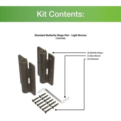Image showing  Standard Butterfly Hinge, 2 pc.