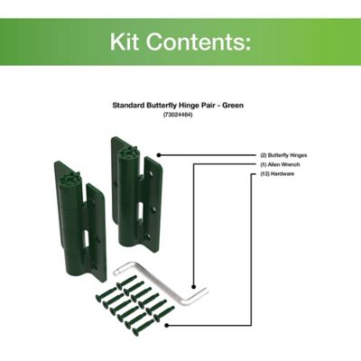 Image showing  Standard Butterfly Hinge, 2 pc.
