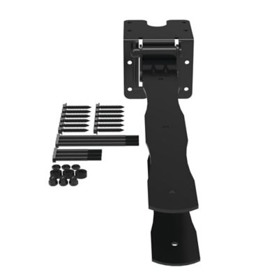 Barrette Outdoor Living Heavy-Duty Strap Hinge, Black, 73014322