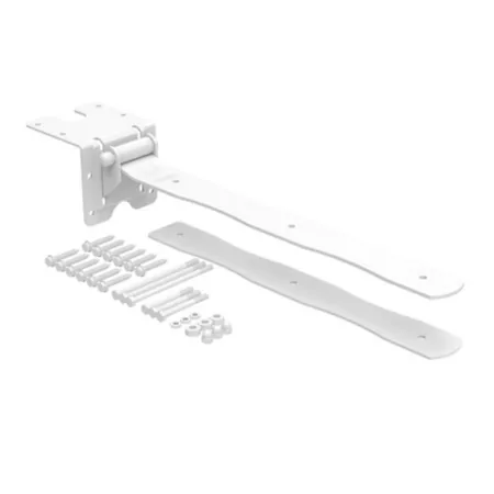 Barrette Outdoor Living Heavy Duty Strap Hinge White Gate Hardware