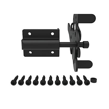 Heavy Duty 2" inch 2 Pack Hitching Post Screw Ring Latch Gate Barn 