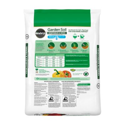 Miracle-Gro Garden Soil Vegetables and Herbs 1.5 cu ft 