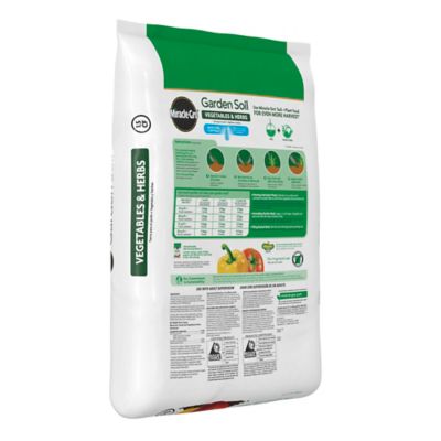 Miracle Gro Garden Soil For Vegetables And Herbs 1 5 Cu Ft At Tractor Supply Co