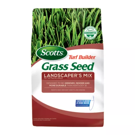 Scotts Turf Builder Landscape Grass Seed Mix 20 lb 5 000 sq ft for Tall Fescue Lawns Grass Seed