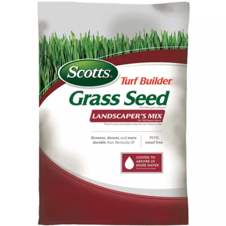 Scotts Turf Builder Landscape Grass Seed Mix 40 lb 10 000 sq ft for Tall Fescue Lawns Grass Seed