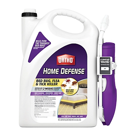 Ortho 0.5 gal Home Defense Bed Bug, Flea and Tick Killer with Comfort Wand