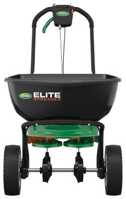 Scotts Elite Spreader for Grass Seed, Fertilizer, Salt and Ice Melt, Holds up to 20,000 sq. ft. of Product