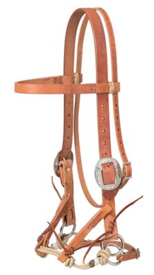 Weaver Leather Justin Dunn Draft Bitless Bridle, Russet