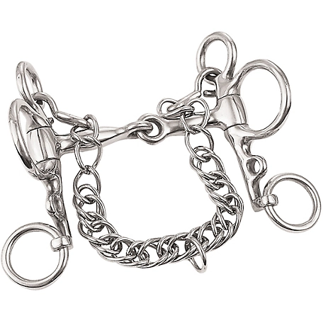 Weaver Leather 3 in. Miniature Pelham Snaffle Bit with 3-1/2 in. Mouthpiece