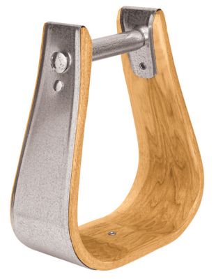 Weaver Leather Visalia Wooden Overshoe Stirrups, 2 in. Tread