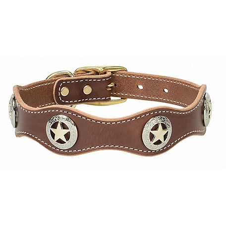 Weaver Leather Lone Star Legend Dog Collar, 06-1713-ST-25