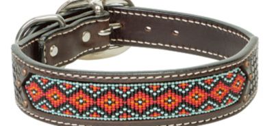 Weaver Pet Beaded Basketweave Dog Collar, 1 in.
