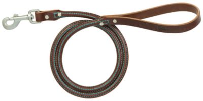 3 foot leather dog leash