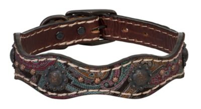 Weaver Equine Vintage Paisley Dog Collar