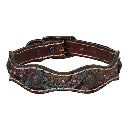 Weaver Leather Vintage Paisley Dog Collar