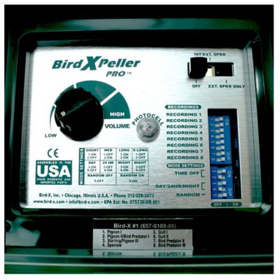 Image showing  BirdXPeller PRO Electronic Bird Repeller for Blackbirds, Grackles and Crows, 1 Acre
