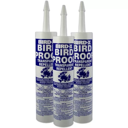 Bird-X 30 oz Bird Repellent Gel Pack of 3 Animal & Rodent Repellent