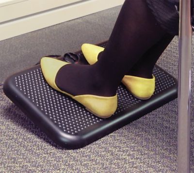 Cozy Products 300 BTU Toasty Toes Heated Footrest, 200W It is a nice alternative for an office that doesn't allow space heaters