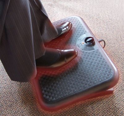 Image showing  Electric Toasty Toes Heated Footrest, 400 sq. ft., 300 BTU, 200W