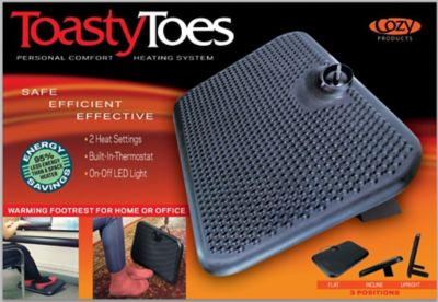 Image showing  Electric Toasty Toes Heated Footrest, 400 sq. ft., 300 BTU, 200W