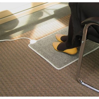 Image showing  Electric Carpeted Foot Warmer Mat, 250 BTU