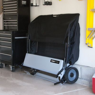 Image showing 7 th Ohio Steel Tow-Behind 42 in. 22 cu. ft. Lawn Sweeper, 4222V2