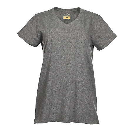 Blue Mountain Women's Short Sleeve V-Neck T-Shirt