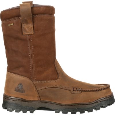 Image showing 1 th Rocky Men's Outback Mid Waterproof Pull-On Wellington Boots, 10 in.