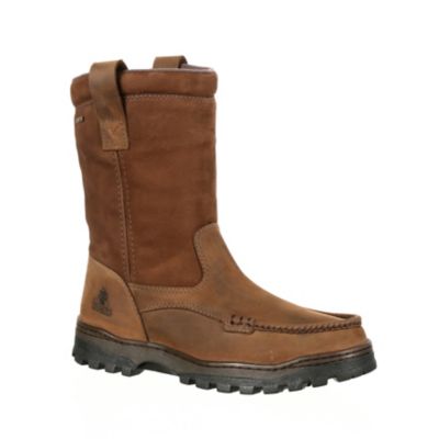 Rocky Men's Outback Mid Waterproof Pull-On Wellington Boots, 10 in.