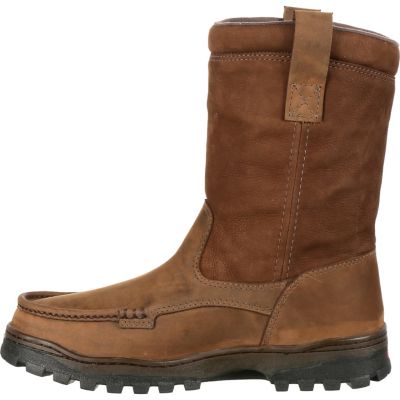 Image showing 5 th Rocky Men's Outback Mid Waterproof Pull-On Wellington Boots, 10 in.