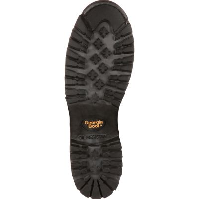 Image showing  Men's Round Toe Waterproof Logger Boots, 8 in., Chocolate