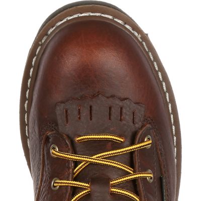 Image showing 6 th Georgia Boot Men's Steel Toe Chocolate Steel Waterproof Logger Boots, 8 in.