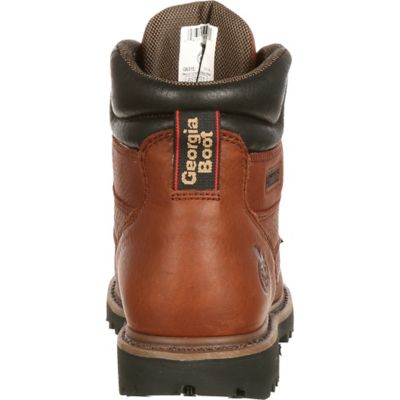 Image showing  Men's Steel Toe Briar Brown Hammer Lace-Up Boots, 6 in.