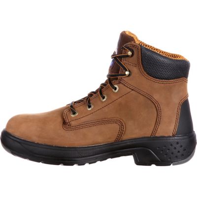 Image showing 5 th Georgia Boot Men's 6 in. Brown FLX Point Waterproof Lace-Up Boots
