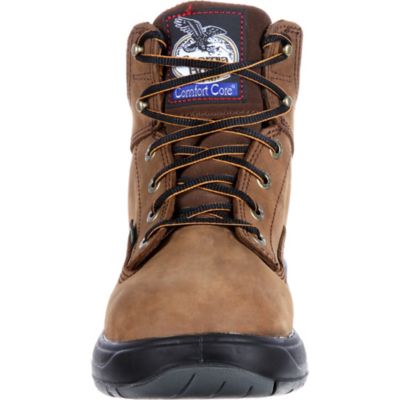 Image showing 3 th Georgia Boot Men's FLX Point Composite Toe Waterproof Lace-Up Boots, 6 in., Brown