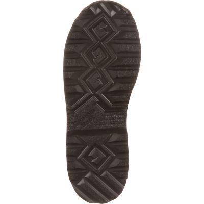 Image showing 2 th Georgia Boot Men's Brookville Round Toe Waterproof Lace-Up Shoes, 6 in., Dark Brown