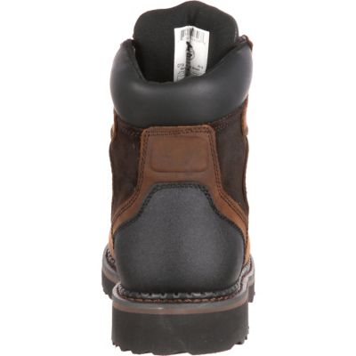 Image showing  Dark Brown Brookville Steel Waterproof Lace-Up Boots, 6 in.