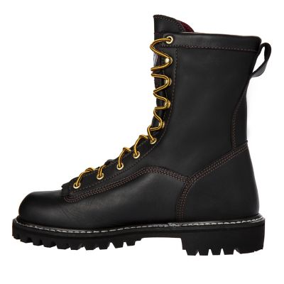 Image showing  Men's Waterproof Thinsulate Insulated Logger Boots, 8 in., Black