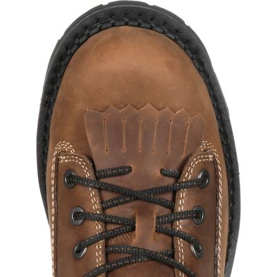 Image showing 6 th Georgia Boot Men's Crazy Horse Round Toe Waterproof Logger Work Boots, 8 in.