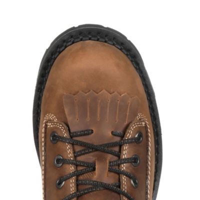 Image showing  Men's Crazy Horse Composite Toe Waterproof Logger Work Boots, 8 in.