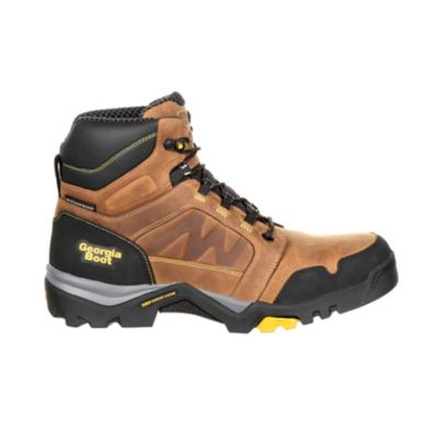 Image showing 6 th Georgia Boot Men's Crazy Horse AMPlitude Protective Toe Waterproof Work Boots, 6 in.