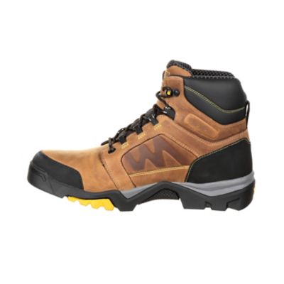Image showing  Men's Crazy Horse AMPlitude Protective Toe Waterproof Work Boots, 6 in.